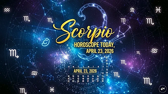 Scorpio Horoscope Today, April 23, 2026