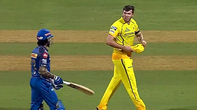 Tempers Flare At Wankhede: Tilak Varma, Jamie Overton In Heated Exchange; Surya Intervenes | Watch