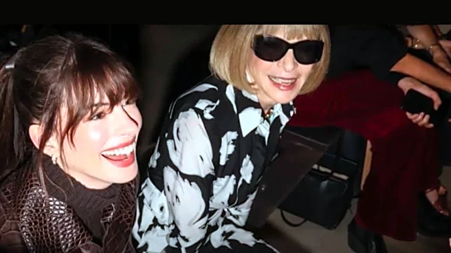 Why Anne Hathaway Shut Down That Anna Wintour Question In Viral Clip