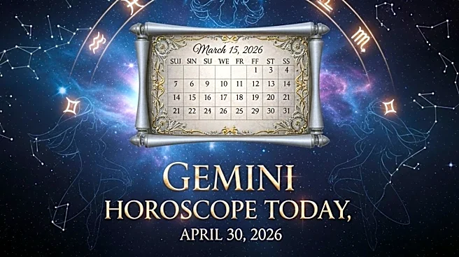 Gemini Horoscope Today, April 30, 2026