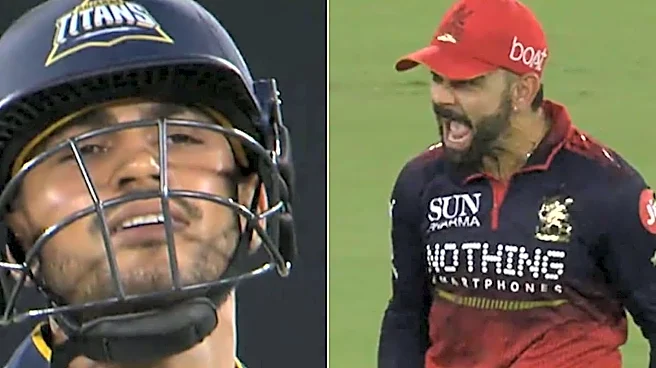 Virat Kohli's Roaring Send Off To Shubman Gill Sets Social Media On Fire | Watch