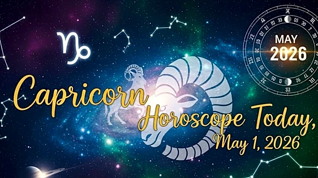 Capricorn Horoscope Today, May 1, 2026
