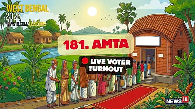 87.87 Percent Voter Turnout At Amta Assembly Constituency Till 7:00PM