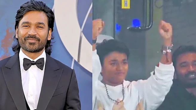 CSK vs MI: Dhanush Cheers With Sons As Chennai Super Kings Beat Mumbai At Chepauk
