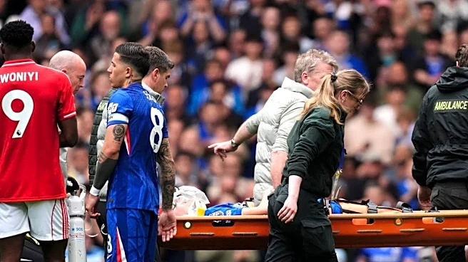 Chelsea Teen Jesse Derry Stretchered Off On Premier League Debut After Head Clash