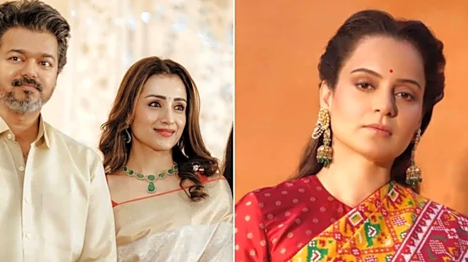 Trisha Visits Vijay Amid TVK's Lead In Tamil Nadu Polls; Kangana Slams Fake News About Marrying Rahul Gandhi