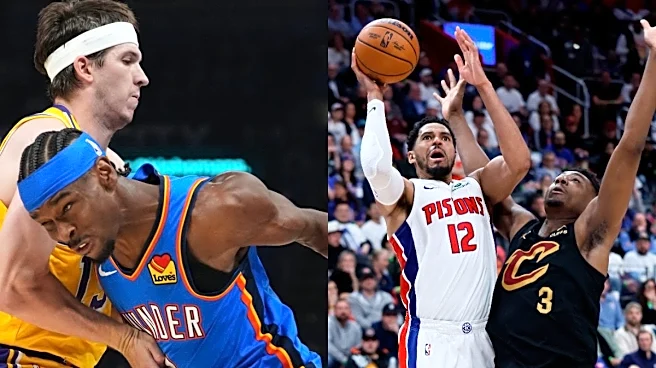 NBA Playoffs: OKC Thunder Bully Lakers In Game 1; Pistons Overcome Cavs Surge