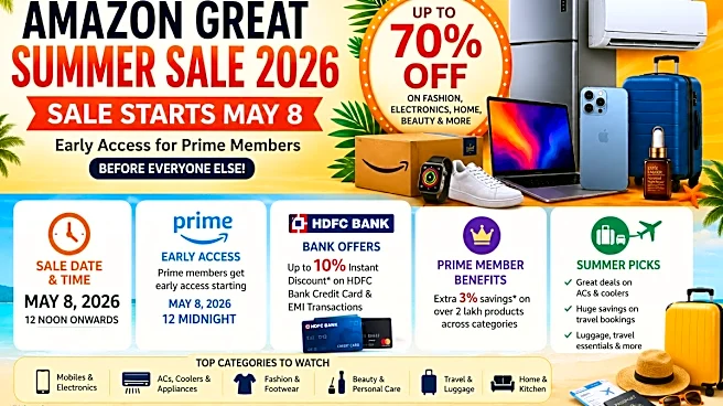 Amazon Great Summer Sale 2026: Sale Timings, Bank Discounts And Prime Member Benefits