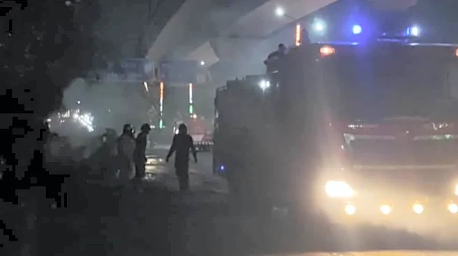 Ambulance Engulfed In Fire Near Moti Bagh, No Injuries Reported | Video