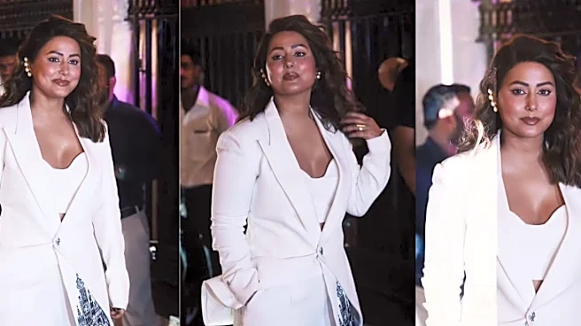 Hina Khan Serves Boss-Lady Glam In A Stunning White Power Suit At An Awards Ceremony
