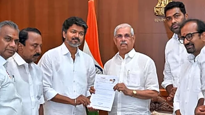 TVK Chief Vijay To Meet Governor For 3rd Time As Suspense Over Govt Formation Continues