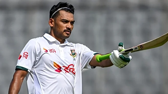 Najmul Hossain Shanto Becomes 1st Bangladesh Captain To Score Test 100 Against Pakistan