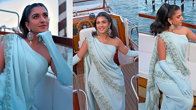 Radhika Merchant Plays Princess In A Dreamy Mint Blue Givenchy Gown At Venice Biennale