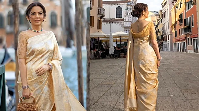 Nita Ambani Shines In Timeless Banarasi Saree And Bespoke Jewels At NMACC's Celebratory Dinner In Venice