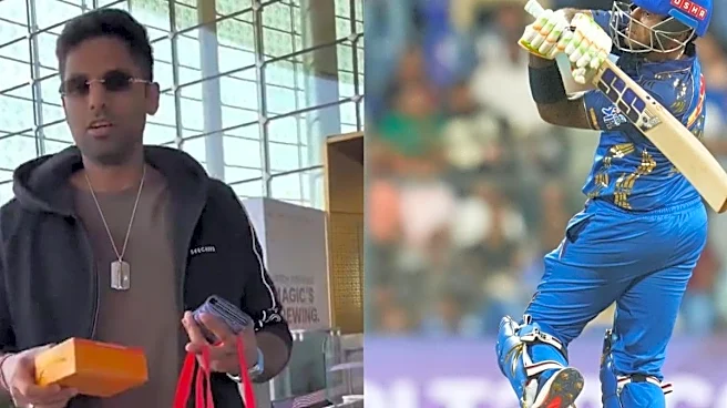Suryakumar Yadav Celebrates Fatherhood, Shares Sweets With Paparazzi | Watch