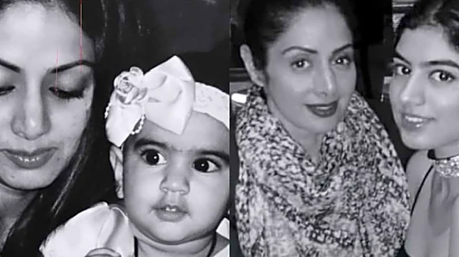 Khushi Kapoor Pays Emotional Tribute To Sridevi With Unseen Mother’s Day Childhood Photos | See Here