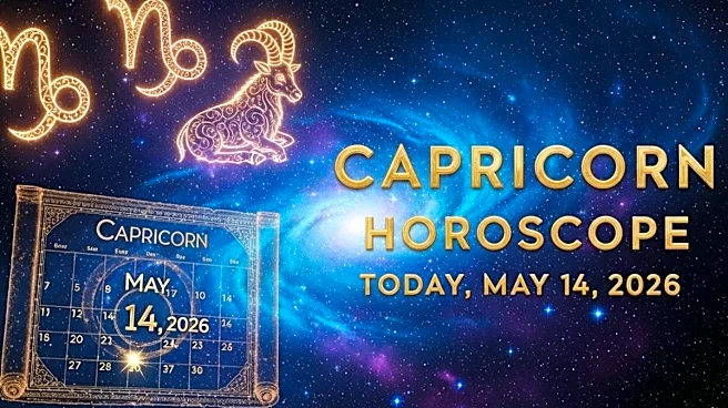 Capricorn Horoscope Today, May 14, 2026