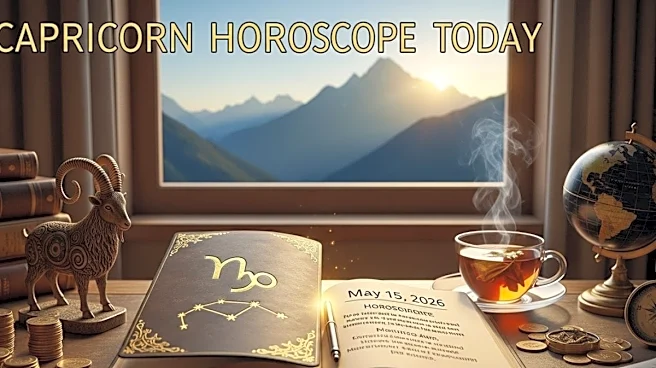 Capricorn Horoscope Today, May 15, 2026