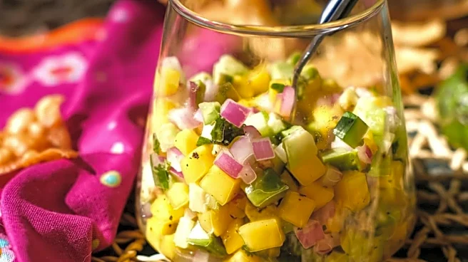 This Crunchy Mango Avocado Salad With A Hint Of Spice Is A Refreshingly Quick Lunch