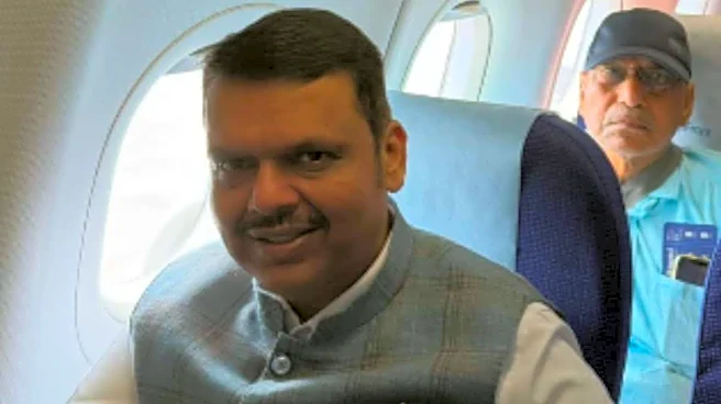 Maharashtra CM Fadnavis Ditches Private Jet, Travels Economy After PM Modi’s Conserve Fuel Appeal