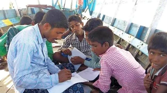 These Floating Schools In Assam Keep Education Alive During Devastating Floods