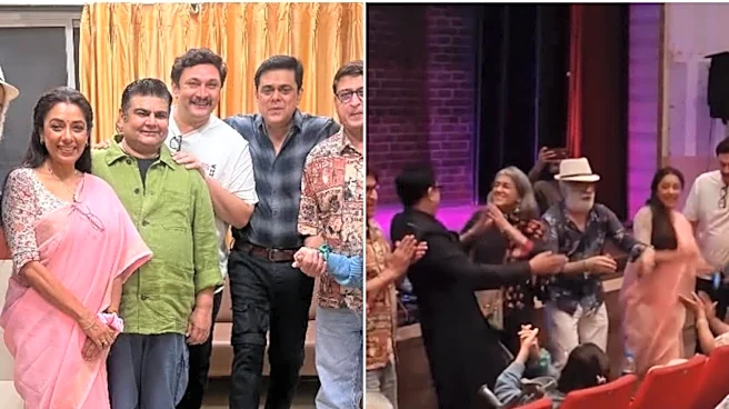 Rupali Ganguly, Sumeet Raghavan, Ratna Pathak And Team Sarabhai Reunite, Miss ‘Naradmuni’ Satish Shah | Watch