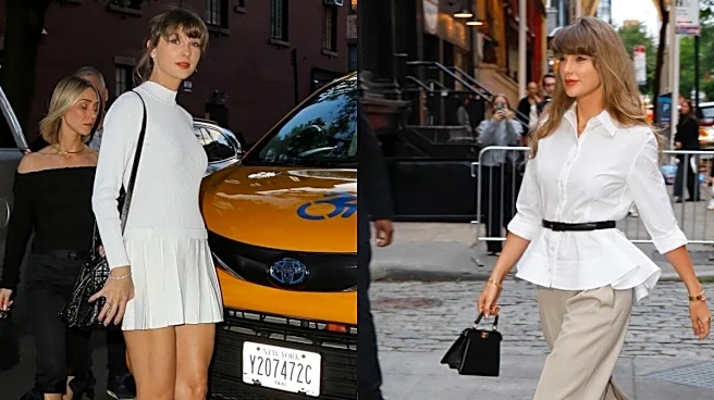 Taylor Swift Rocks 2 Bridal White Styles As She Makes Her Way Around New York
