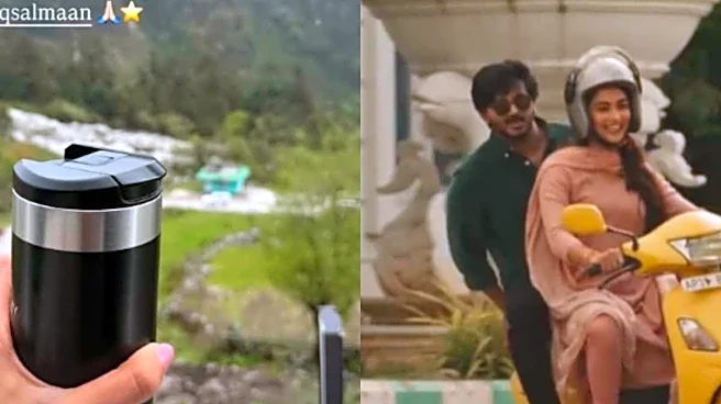 DQ41: Pooja Hegde Gives Fans A Peek Into Her Morning On Set With Dulquer Salmaan