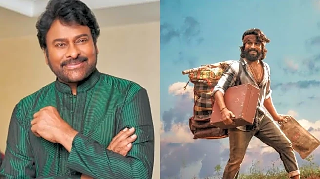‘Pure Firework’: Chiranjeevi Reviews Ram Charan And Janhvi Kapoor’s Peddi Trailer Ahead Of Its Release