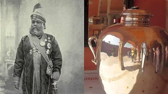 This Maharaja Carried Gigantic Silver Urns Filled With Ganga Water To England