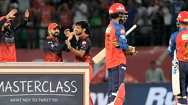 'What Not To Tweet'! RCB Take Dig At PBKS After Dharamshala Decimation