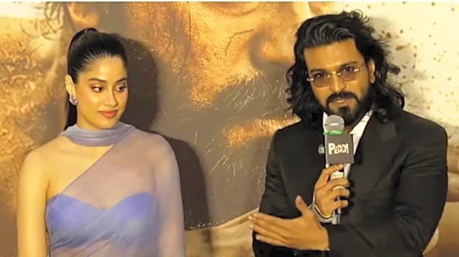 Peddi Trailer Launch: Ram Charan Assures Fans His Onscreen Pairing With Janhvi Kapoor ‘Will Not Disappoint’