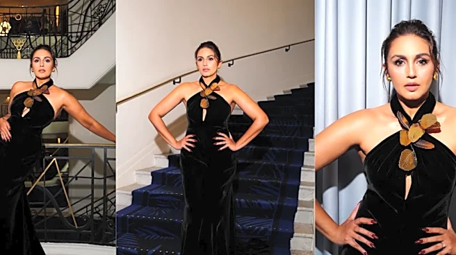Huma Qureshi Makes A Striking Final Appearance At Cannes In Oscar de la Renta