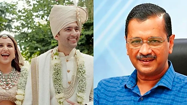Arvind Kejriwal Carried Raghav Chadha On His Shoulders During Wedding With Parineeti Chopra