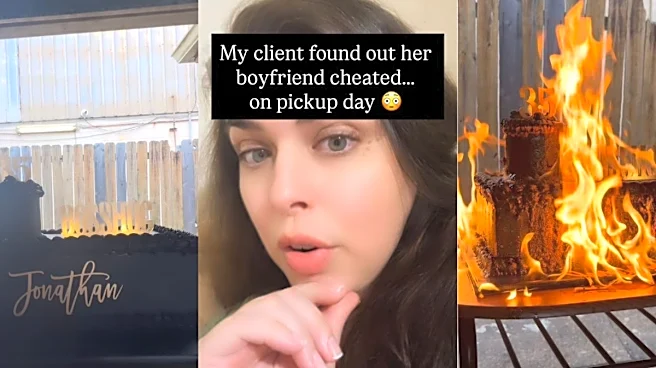 'We Don't Like Cheaters': Baker Burns Cake Worth Rs 57,000 After Client's Boyfriend Betrays Her