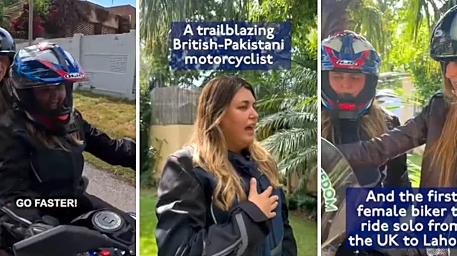Meet The British-Pakistani Biker Who Travelled Solo From London To Lahore In 56 Days