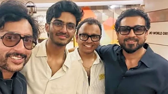 Karuppu Director RJ Balaji’s Latest Selfie With Suriya Goes Viral, Fans Can’t Keep Calm