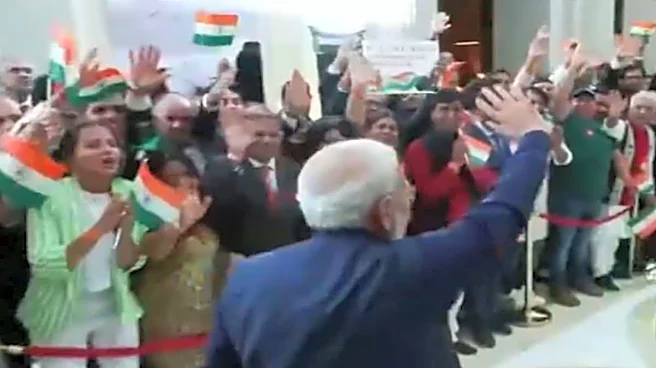 PM Modi Gets Rousing Welcome In Rome, Meets Indian Diaspora In Italy | Watch