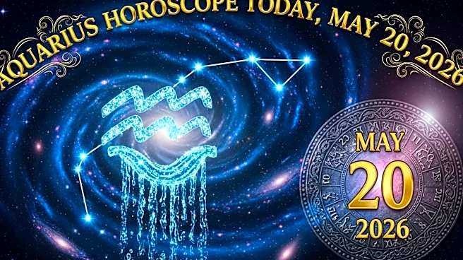 Aquarius Horoscope Today, May 20, 2026