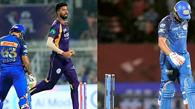 Who Is Saurabh Dubey? KKR Pacer Removes Rohit Sharma, Suryakumar Yadav In IPL 2026 Match Vs MI