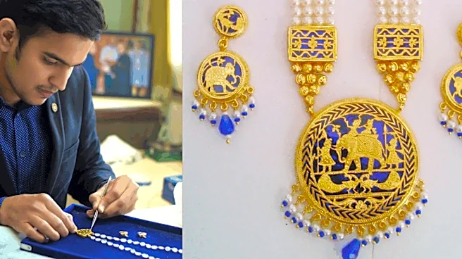 Thewa: A 400-Year-Old Rajasthani Craft That Turns Gold Into Art And A Young Artisan Carrying Its Legacy Forward In 6th Generation