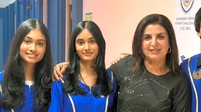 Farah Khan Gets Emotional As Triplets Diva, Anya And Czar Graduate High School | See Post
