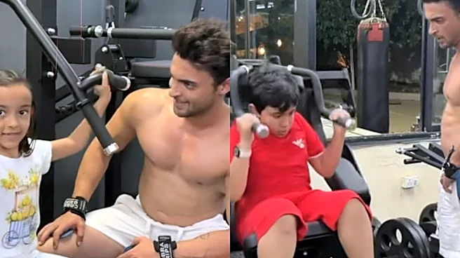 Aayush Sharma Turns Trainer For Kids Ahil And Ayat, Shares Adorable Gym Videos | WATCH