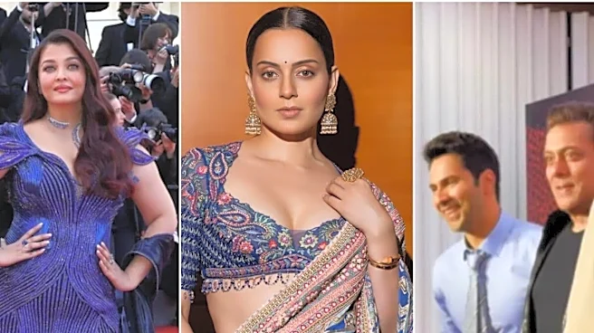 Kangana Defends Aishwarya Rai’s Cannes Look; Salman Khan Pulls Varun Dhawan’s Leg For Recreating Chunari Chunari