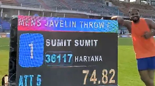 Sumit Antil Scripts History, Shatters Personal Best To Set New F64 Para-Javelin World Record