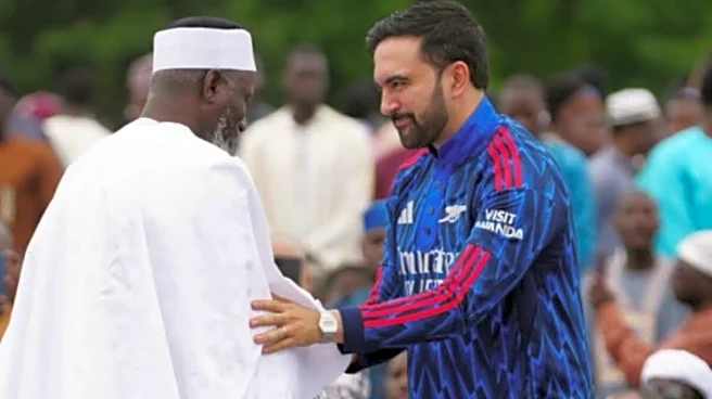 Mayor Zohran Mamdani Dons Arsenal Thobe For Eid Prayers In New York City