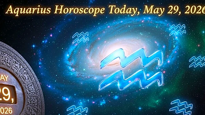 Aquarius Horoscope Today, May 29, 2026