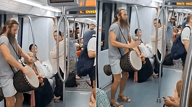 After Vietnam Airport Dance Row, X User Defends Indian Tourists By Sharing Roman Man Playing Djembe Inside Metro; Internet Reacts