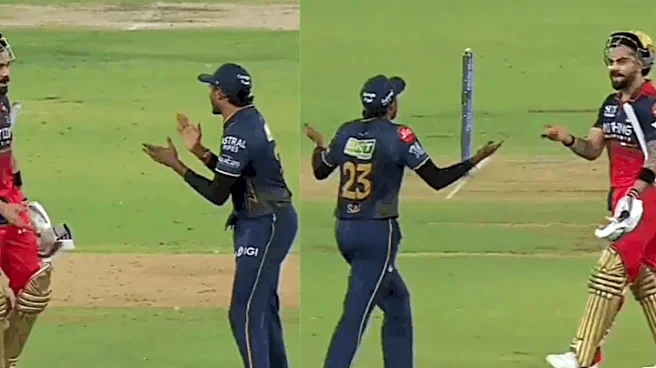 Huge Argument Between Virat Kohli, Sai Sudharsan During IPL 2026 Final Goes Viral