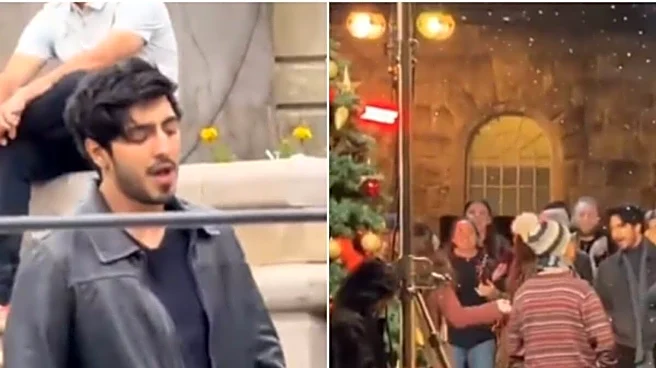 Ahaan Panday And Sharvari Shoot For Ali Abbas Zafar's Next In UK, Leaked Videos From Set Go Viral